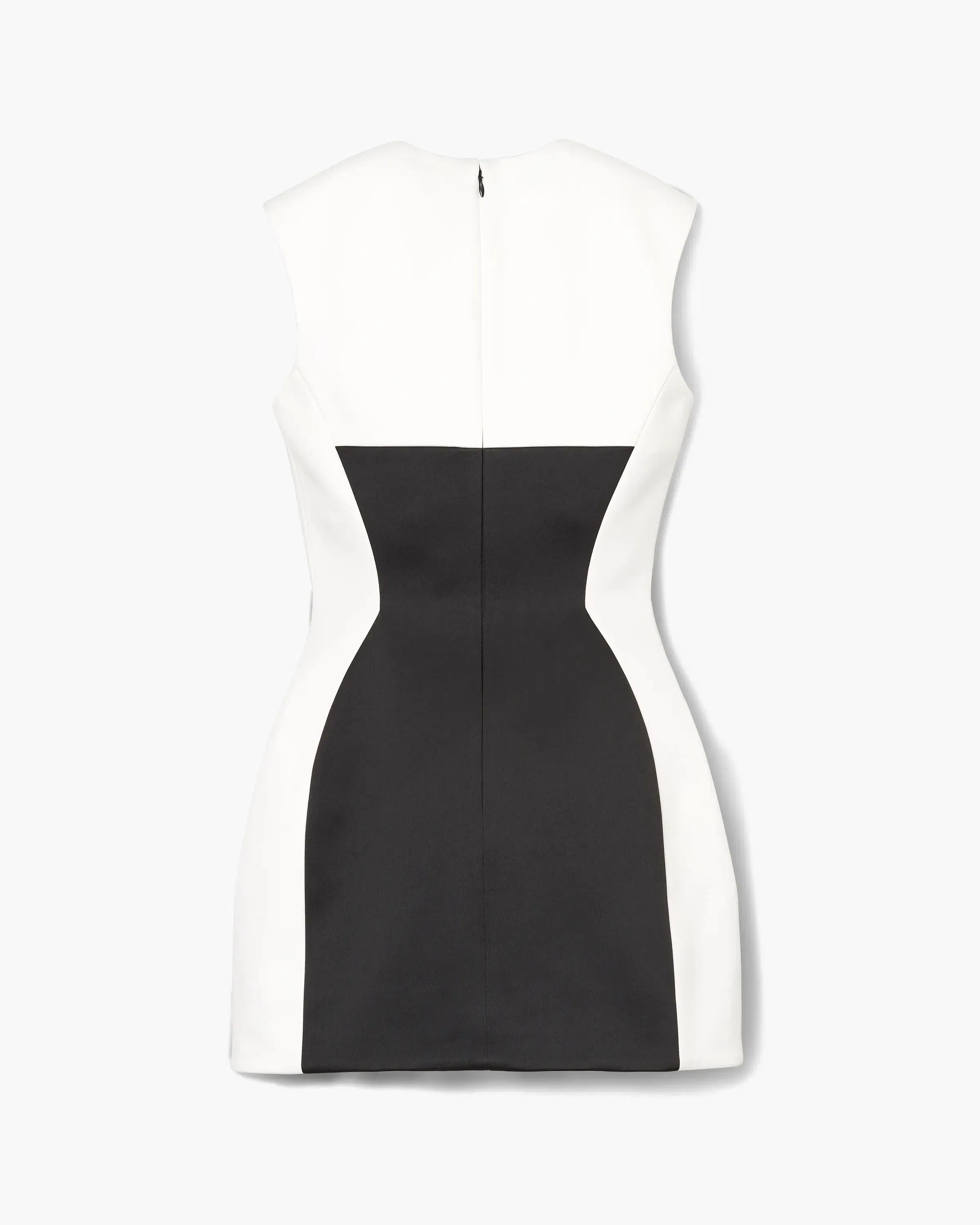 Seamed Up Satin Dress