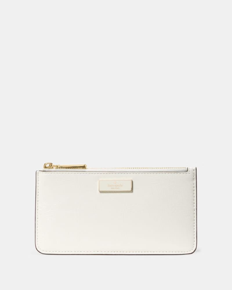 Bridget Crinkle Patent Large Slim Card Holder