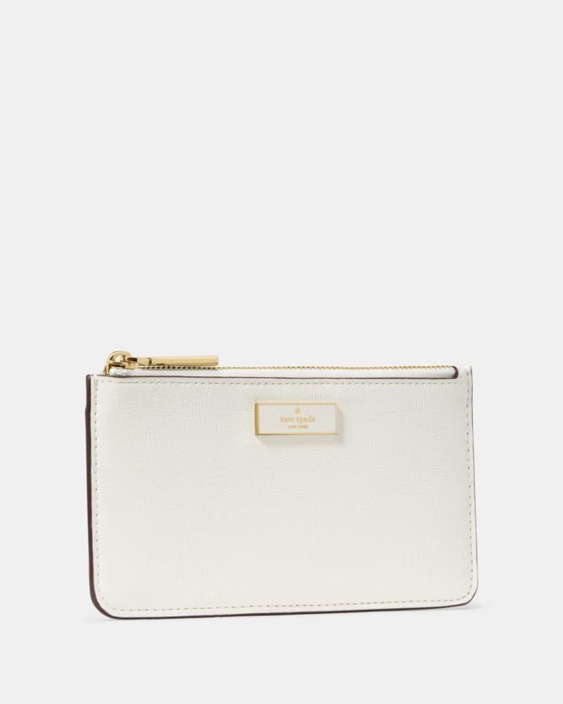 Bridget Crinkle Patent Large Slim Card Holder