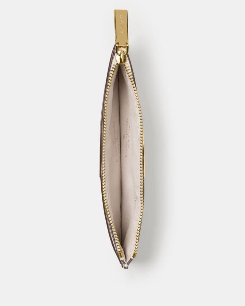 Bridget Crinkle Patent Large Slim Card Holder