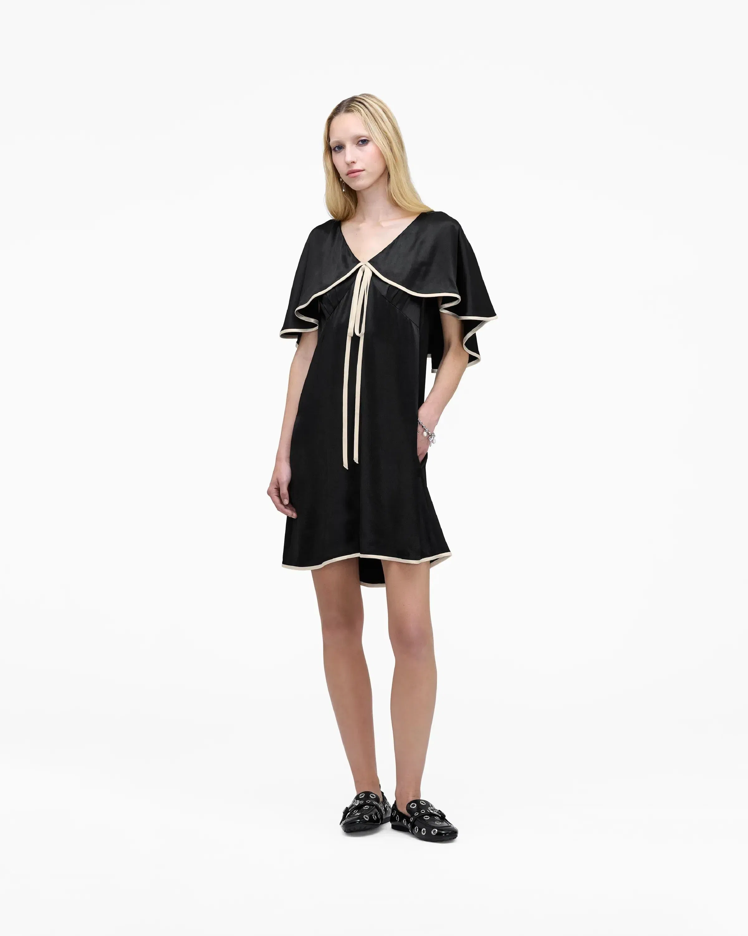 Cape Mini Dress