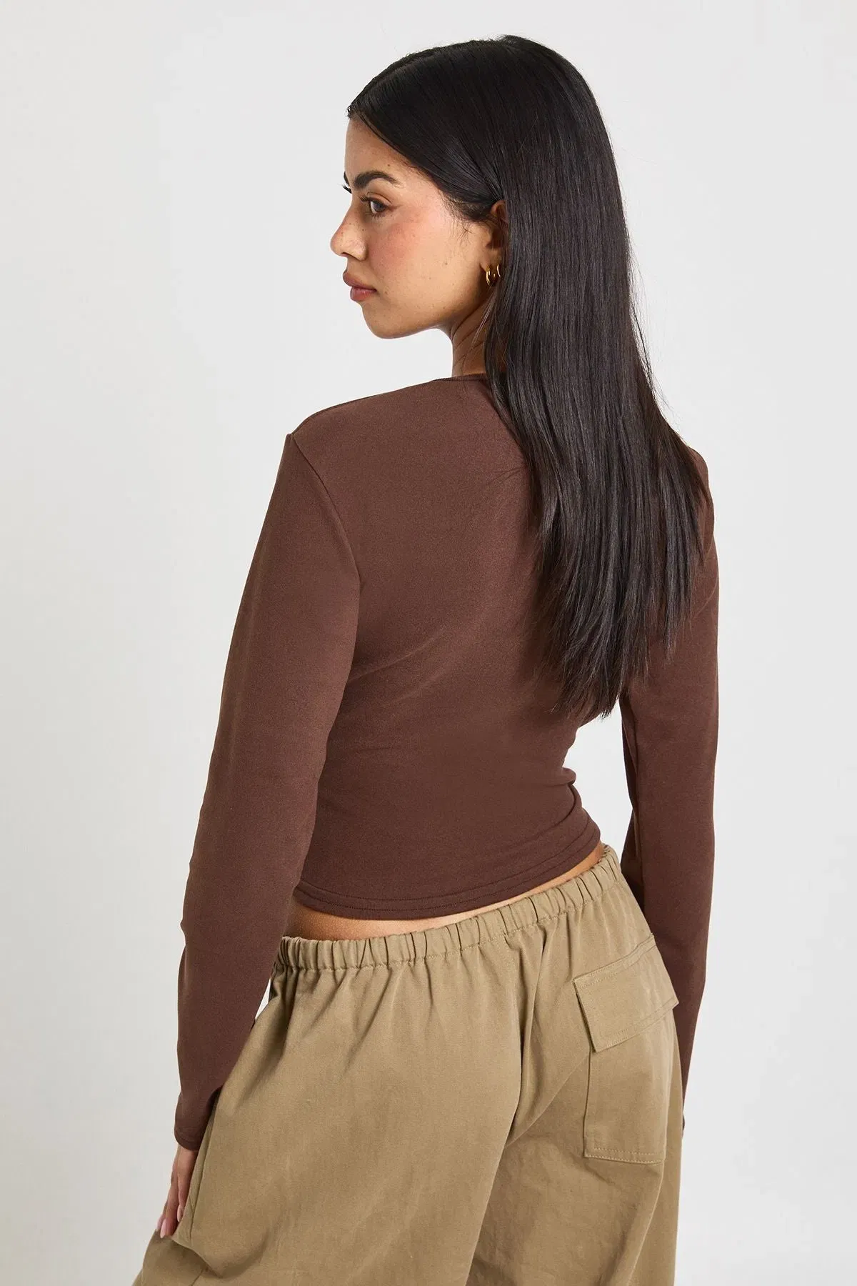 Ultra Soft Long Sleeve Fitted Top