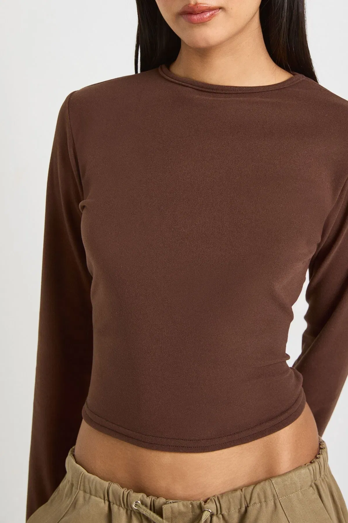 Ultra Soft Long Sleeve Fitted Top