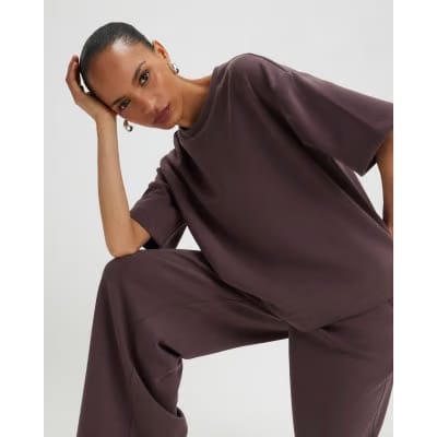 Brown Premium Boxy T-Shirt