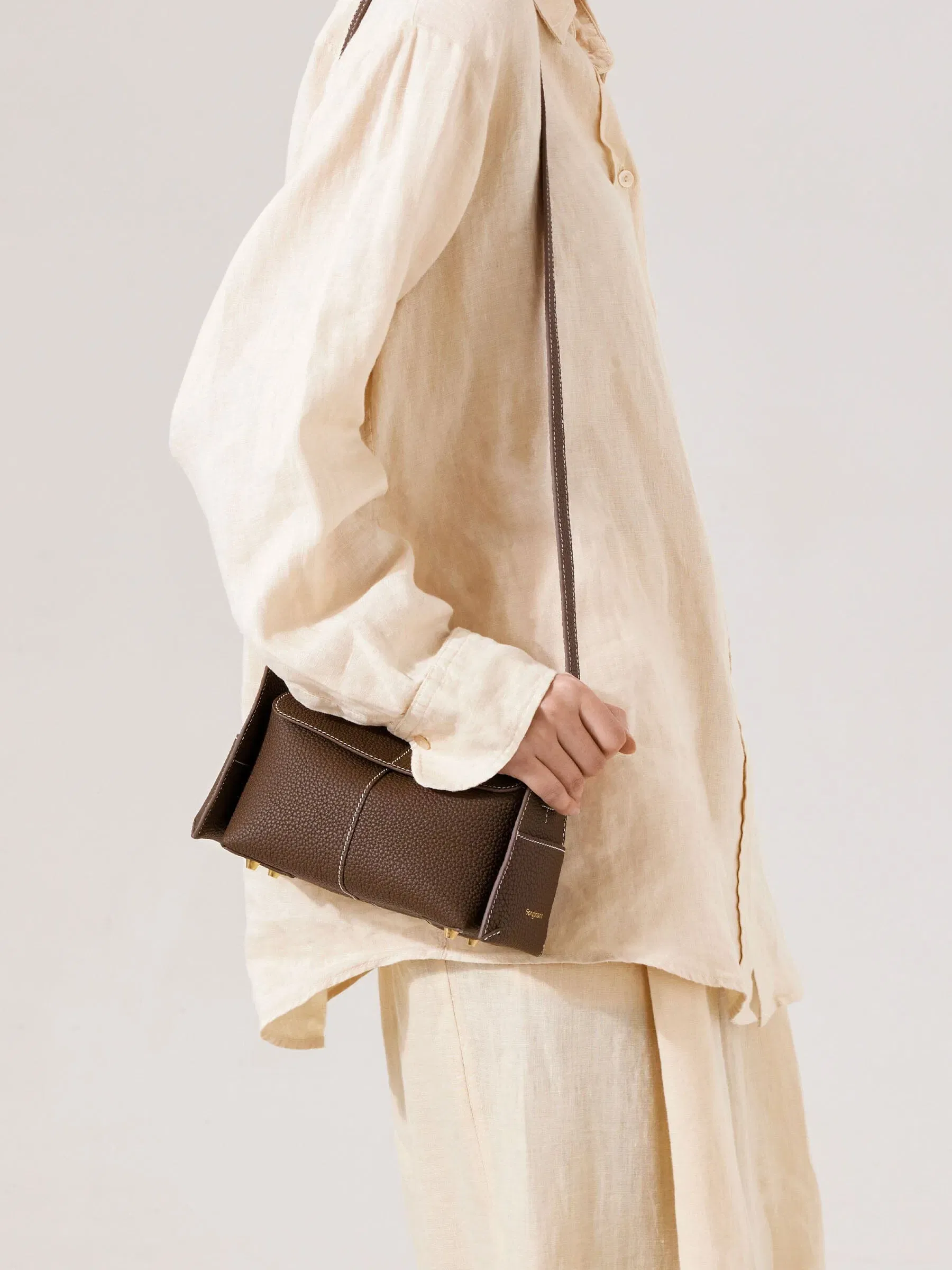 Songmont Mini Drippy Roof Bag Chocolate