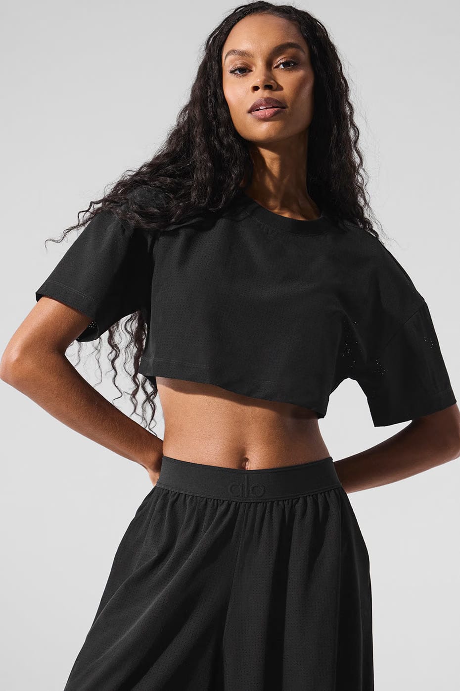 Mesh Cropped Mirage T-Shirt