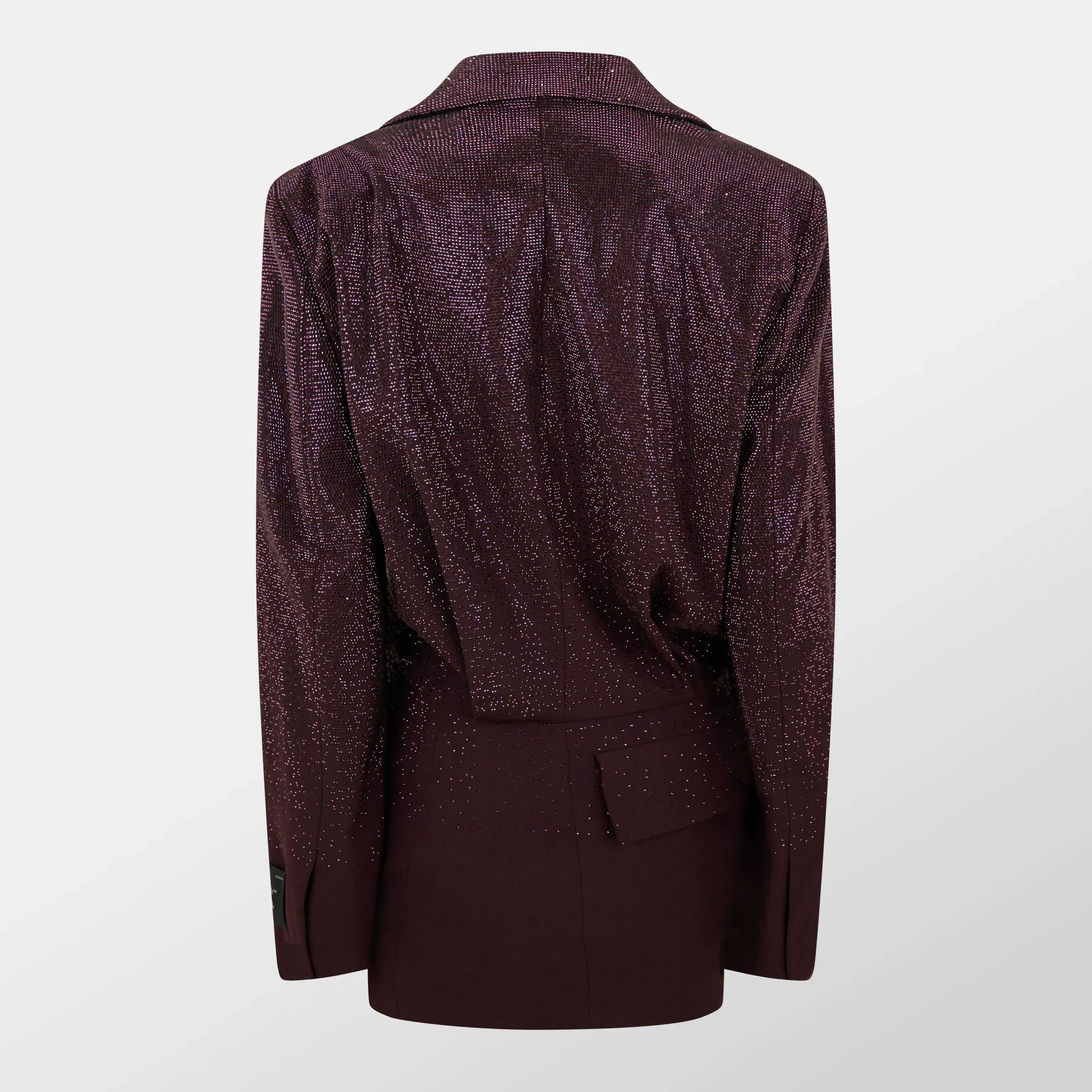 Short Wool Long Sleeve Blazer Dress
