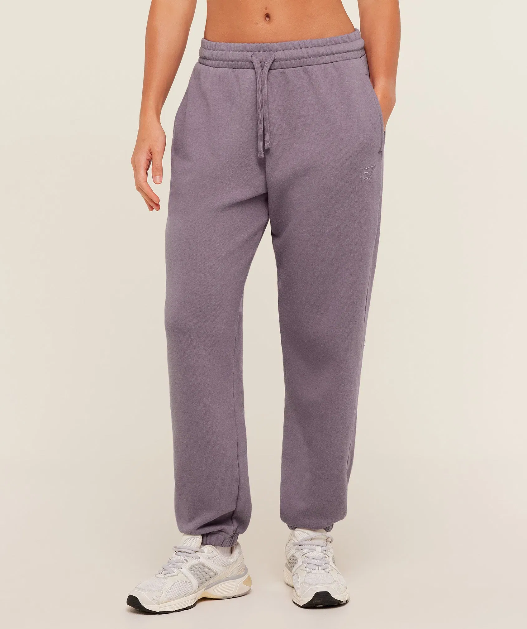 Gymshark Power Washed Cuff Joggers -  Dusk Purple/Acid Wash