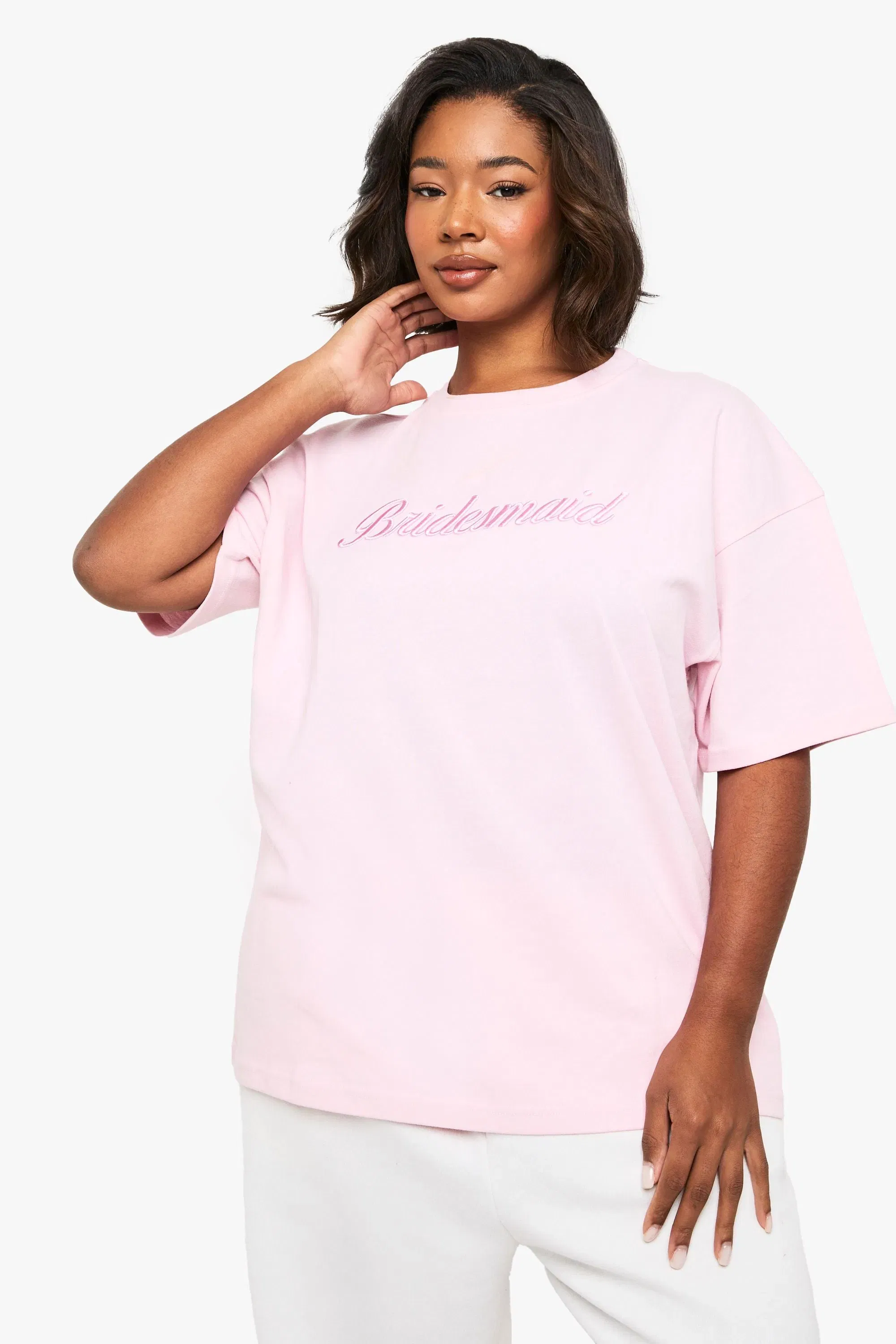 Plus Bridesmaid Oversized T-Shirt