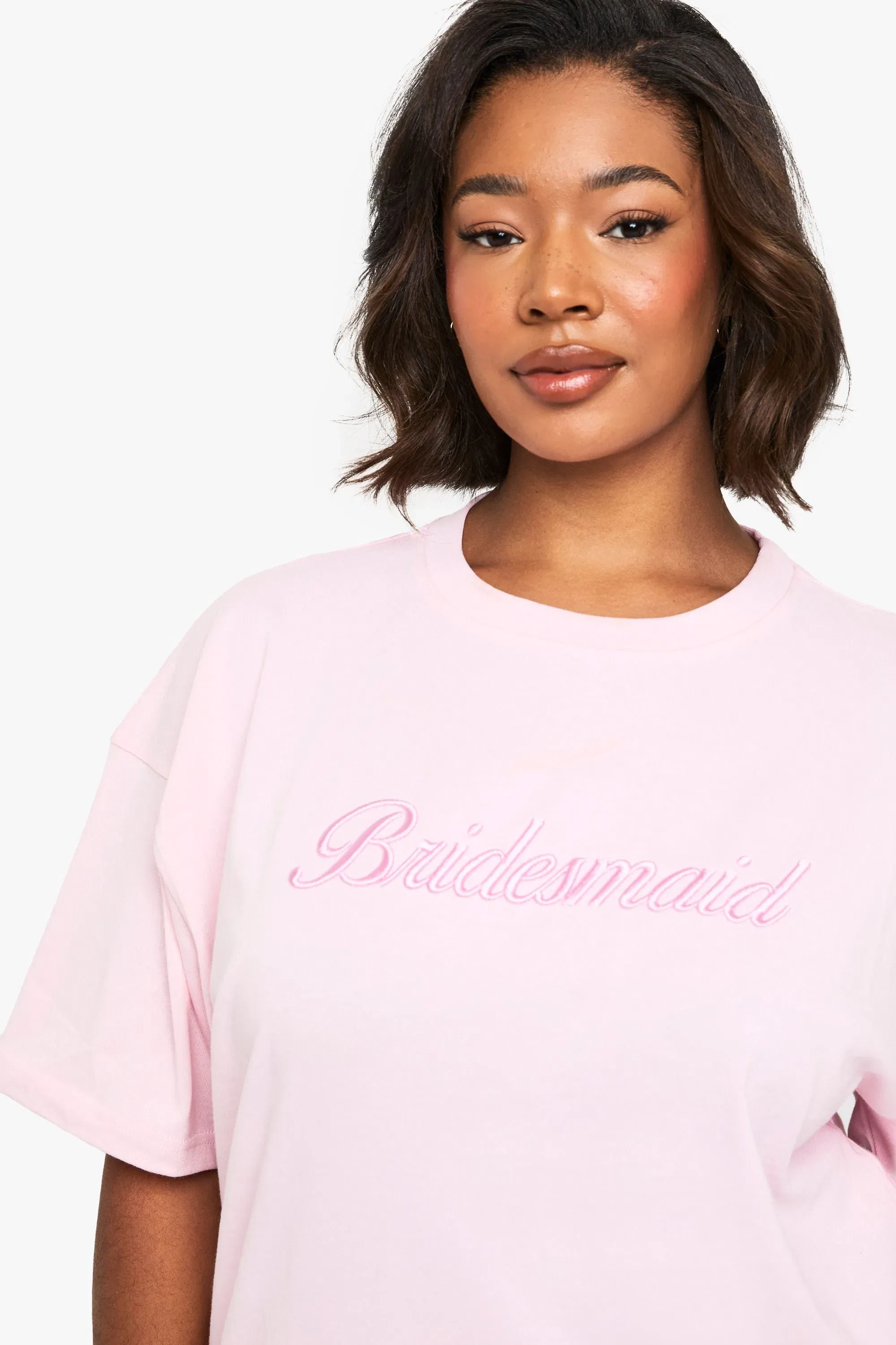 Plus Bridesmaid Oversized T-Shirt
