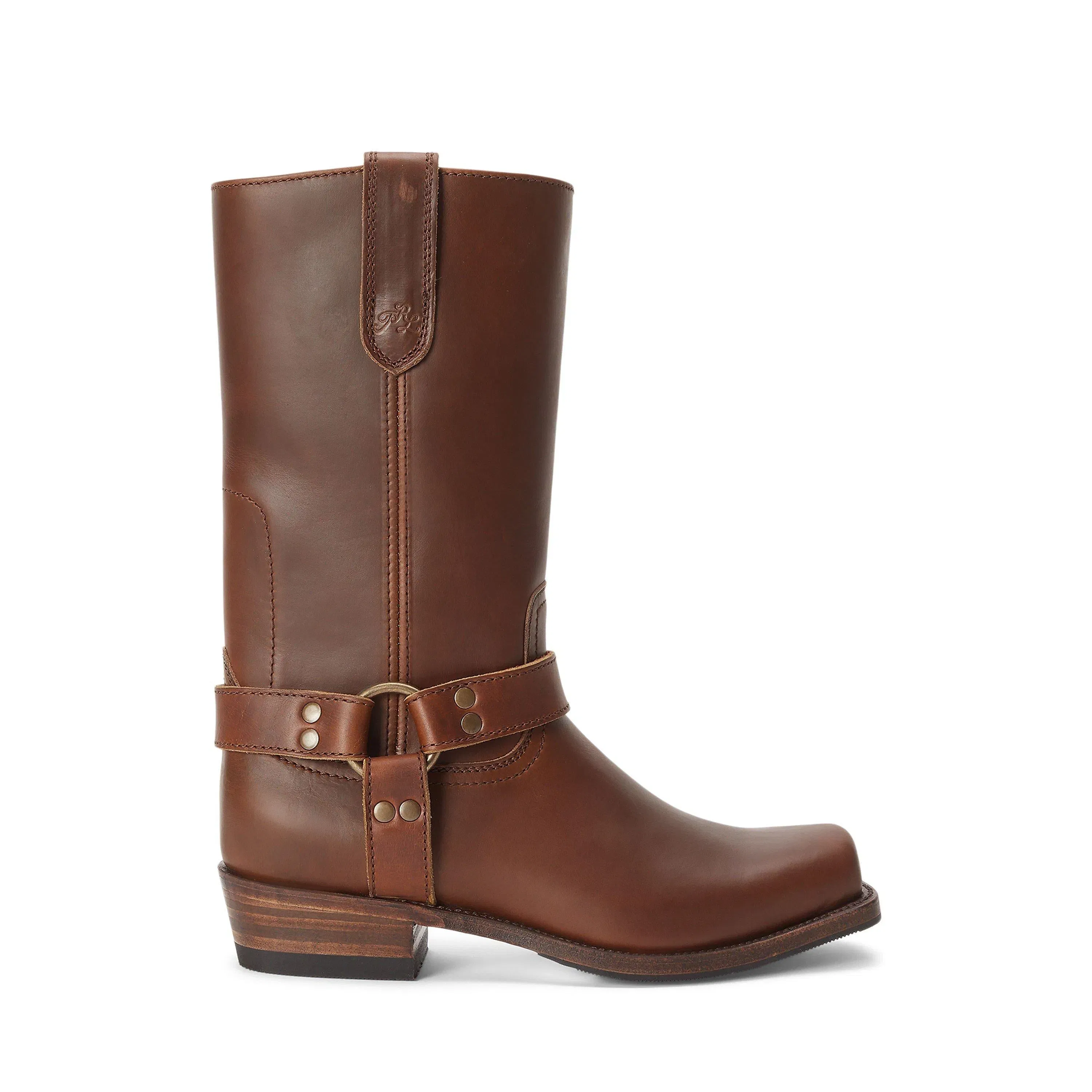 Hardware Detail Cushioned Biker Boots
