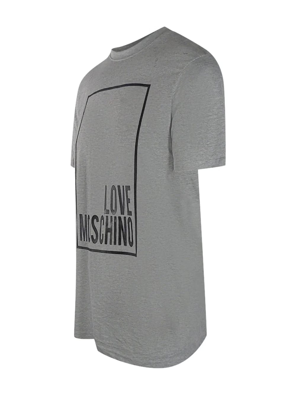 Love Moschino Box Logo Grey T-Shirt