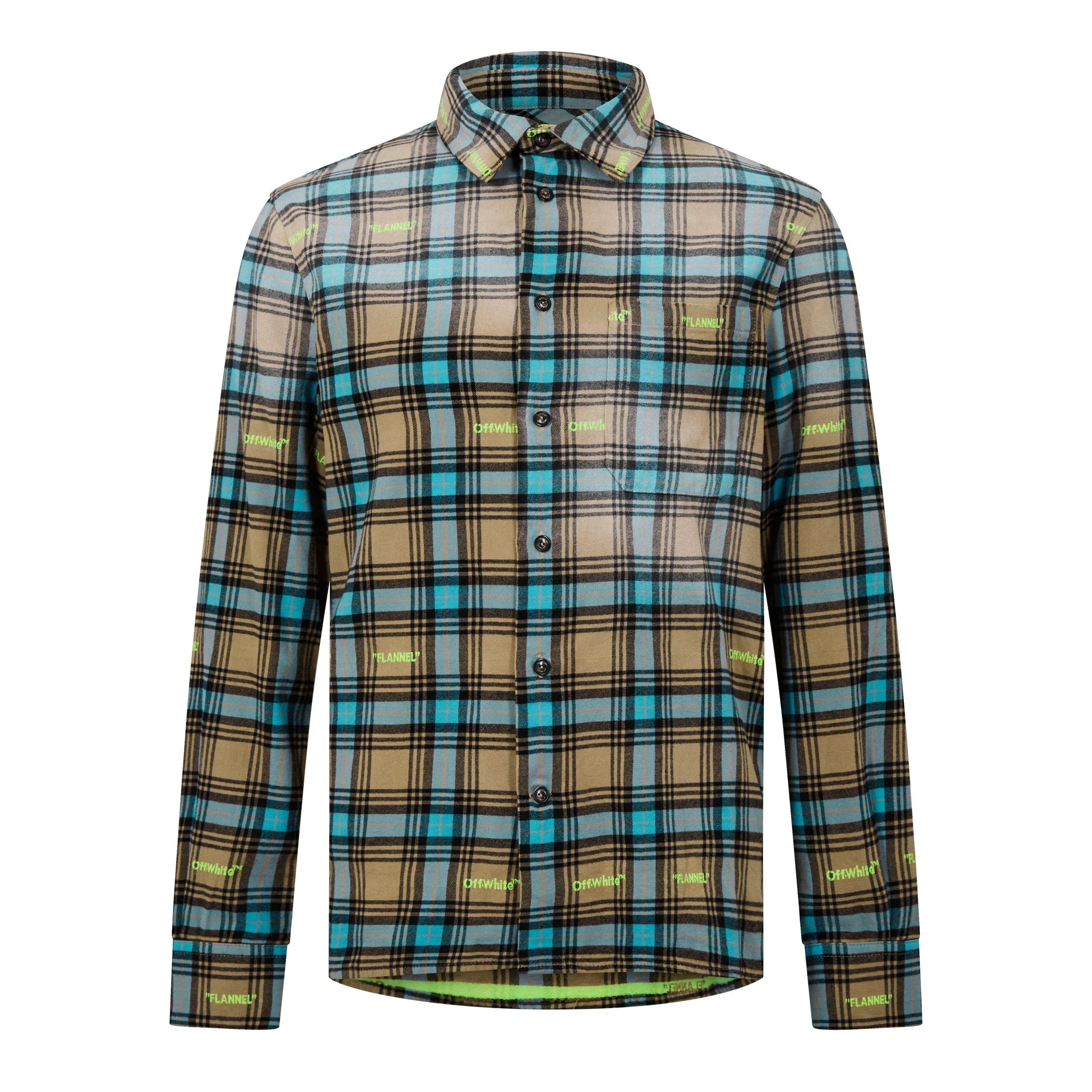Helvet Check Pattern Relaxed Fit Overshirt