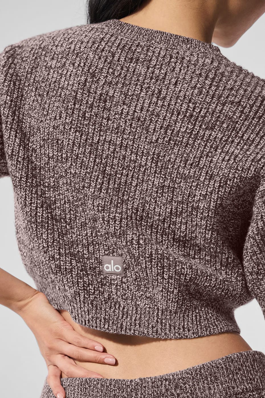 Alo Yoga Marl Sweater Short Sleeve