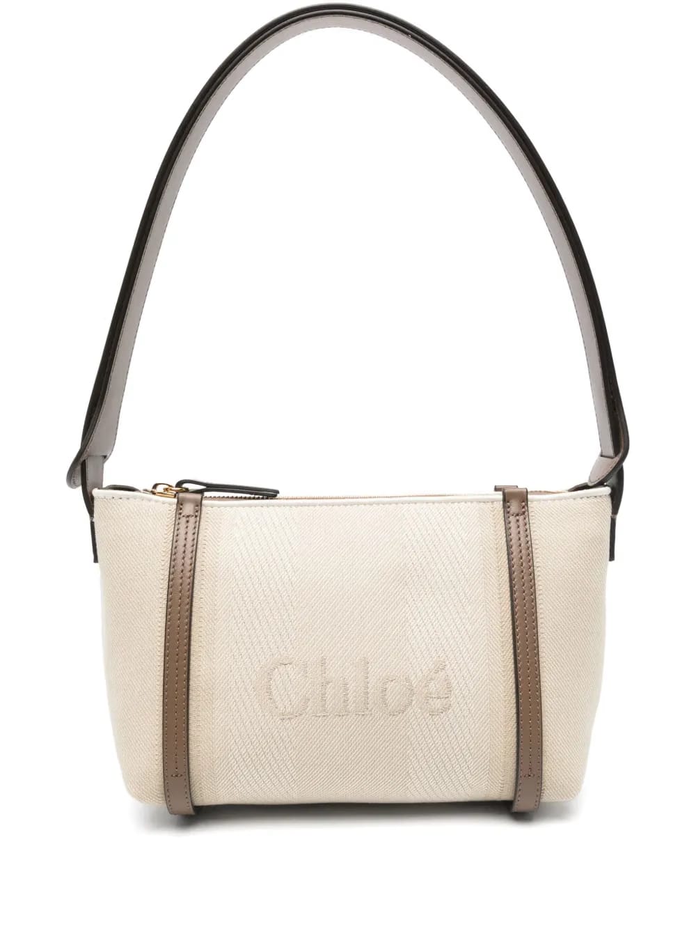 logo-jacquard shoulder bag