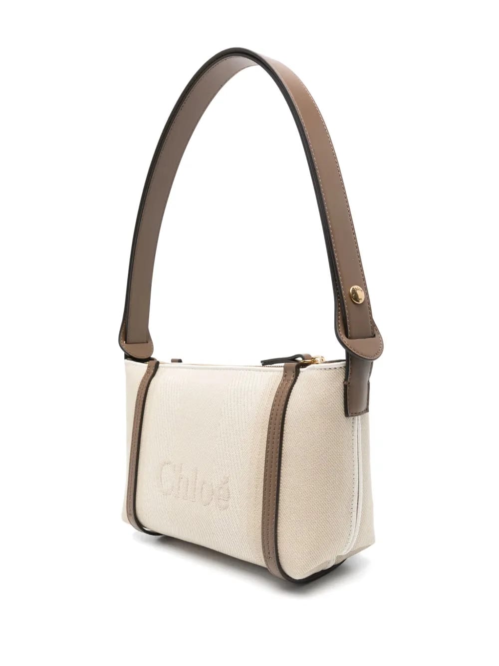 logo-jacquard shoulder bag