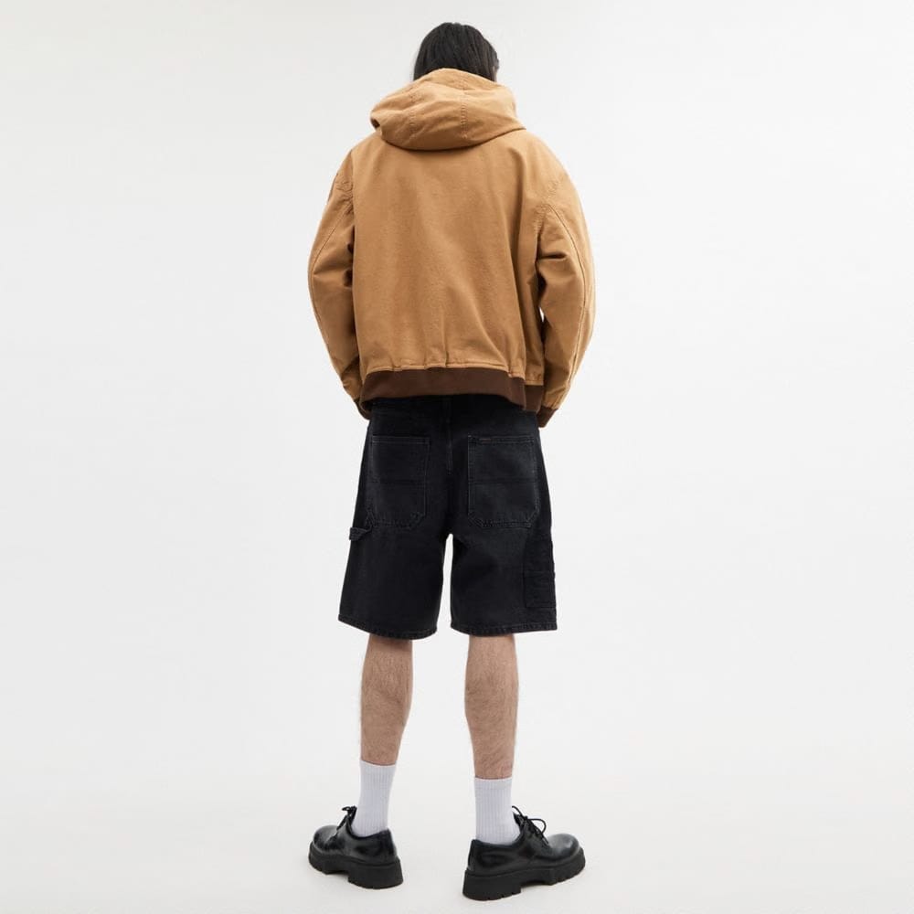 Canvas Zip Hoodie