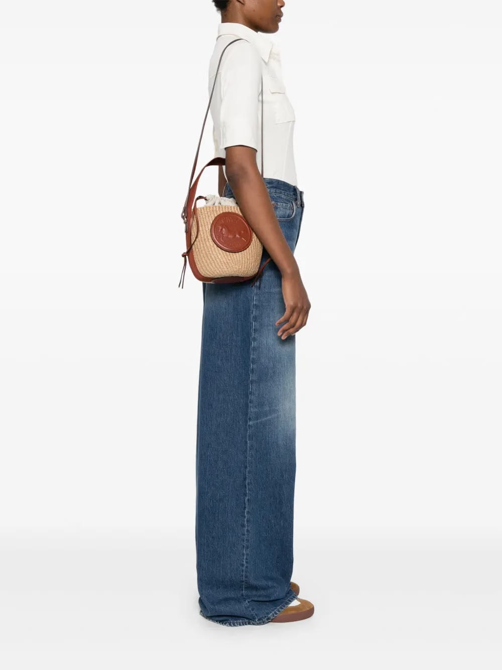 small Horse Medal bucket bag