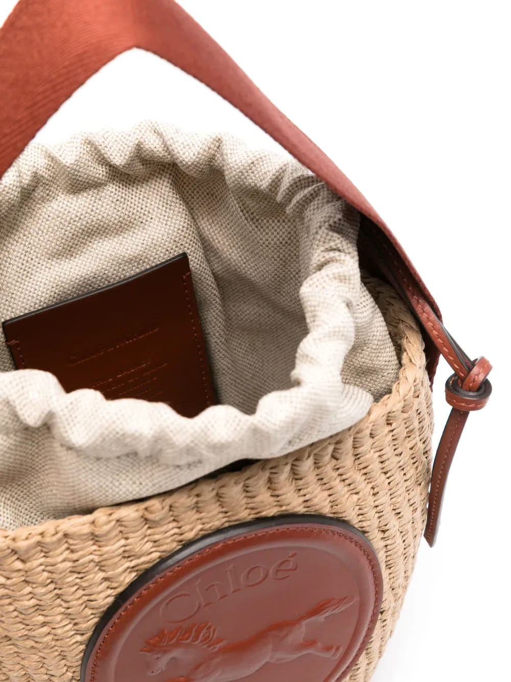 small Horse Medal bucket bag