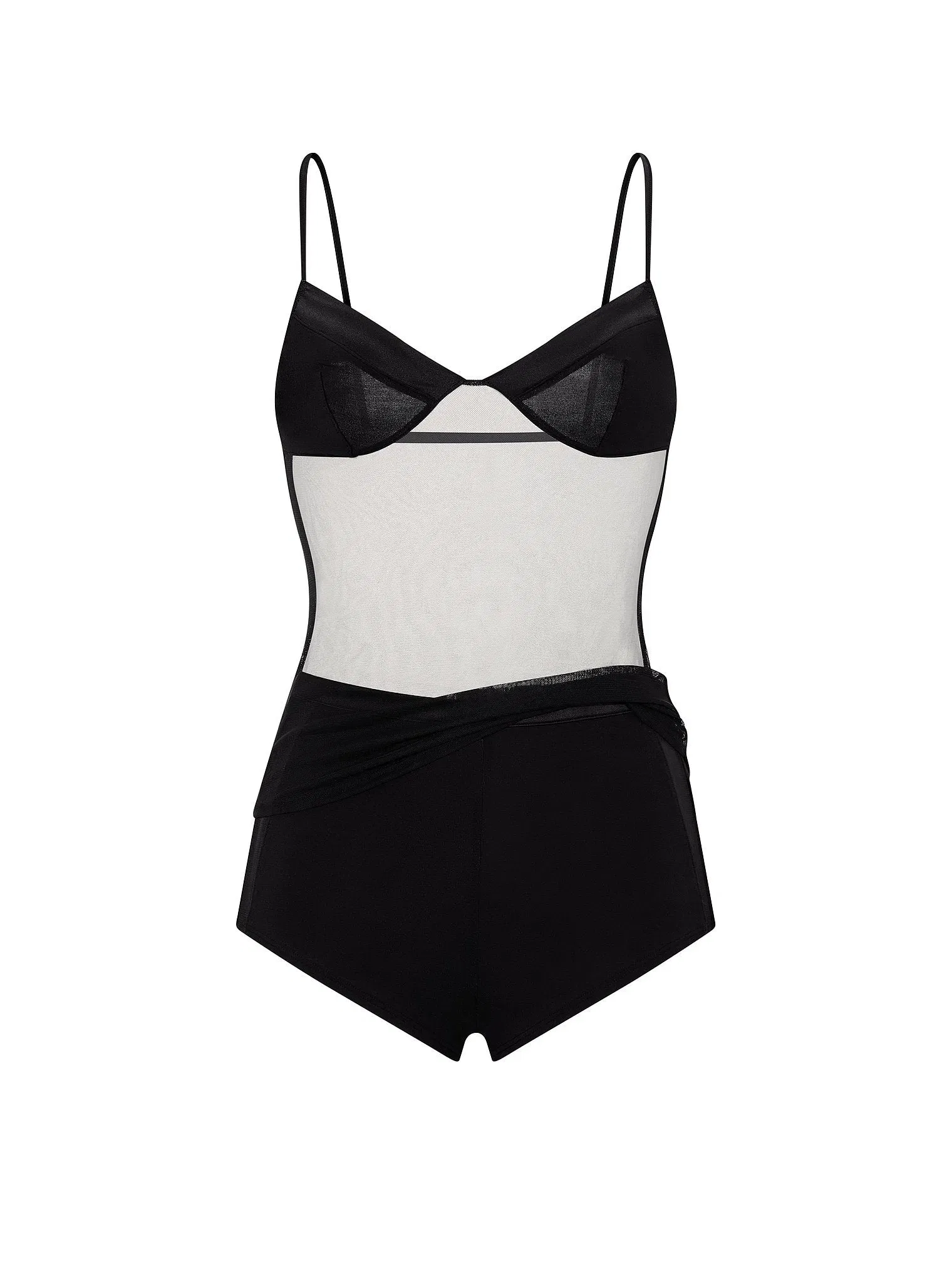 Sheer Reveal Modal & Mesh Cami Set
