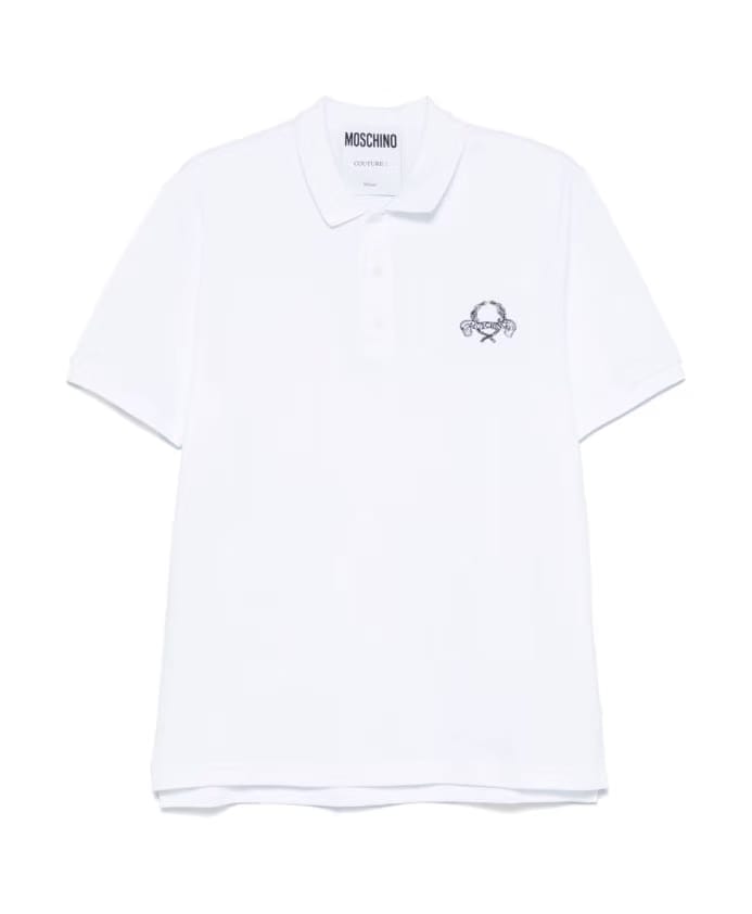 Moschino Teddy Bear Logo Polo Shirt