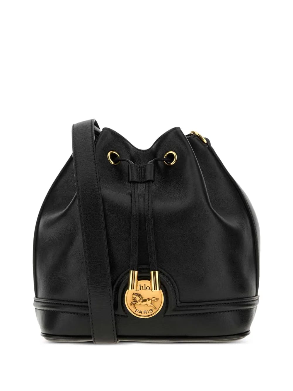 leather bucket bag