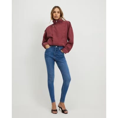 Blue Comfort Skinny Jeans