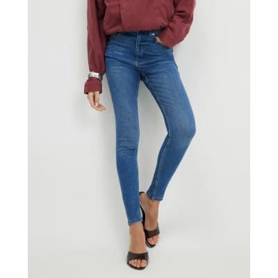 Blue Comfort Skinny Jeans