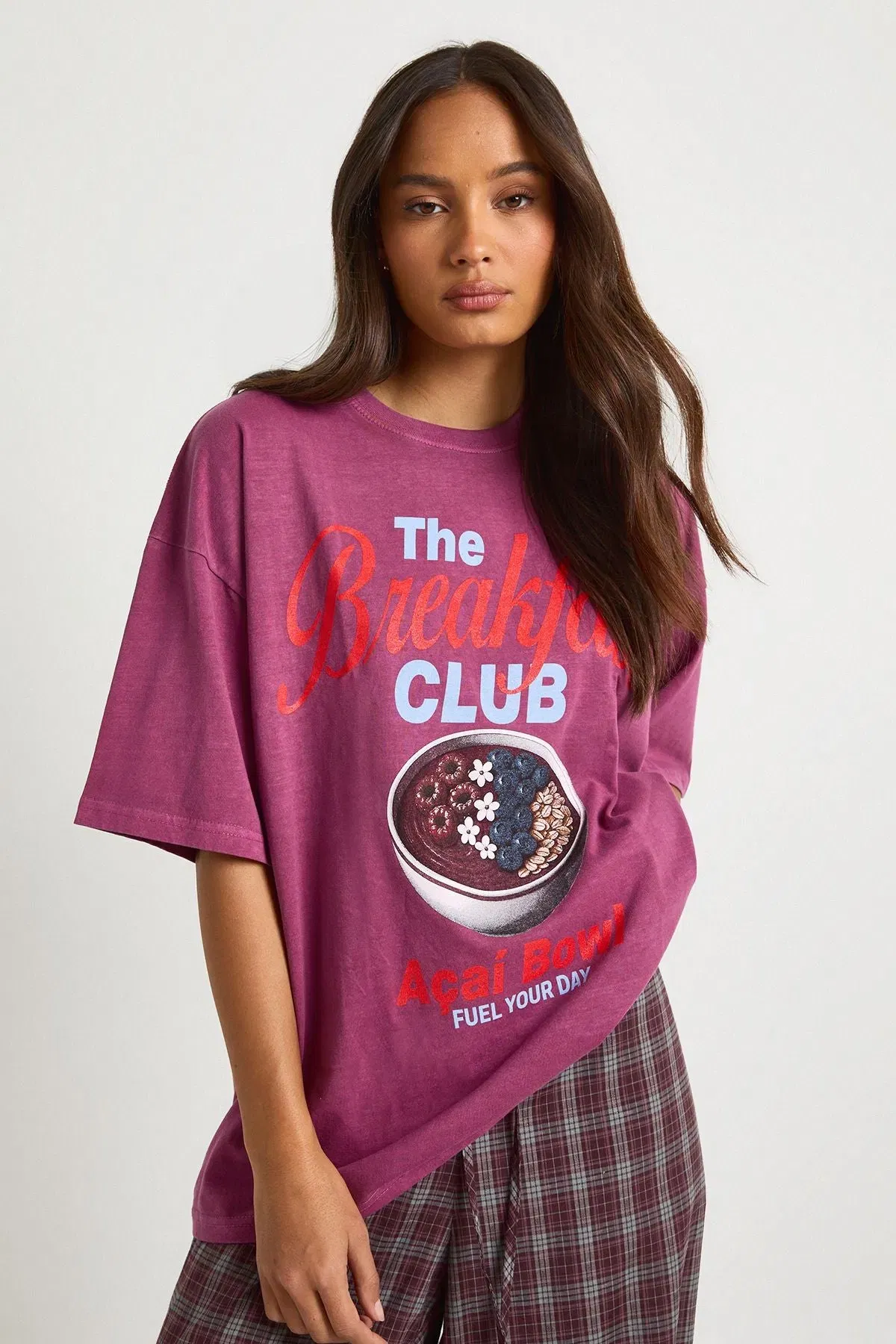 Acai Bowl Printed Front and Back T-Shirt