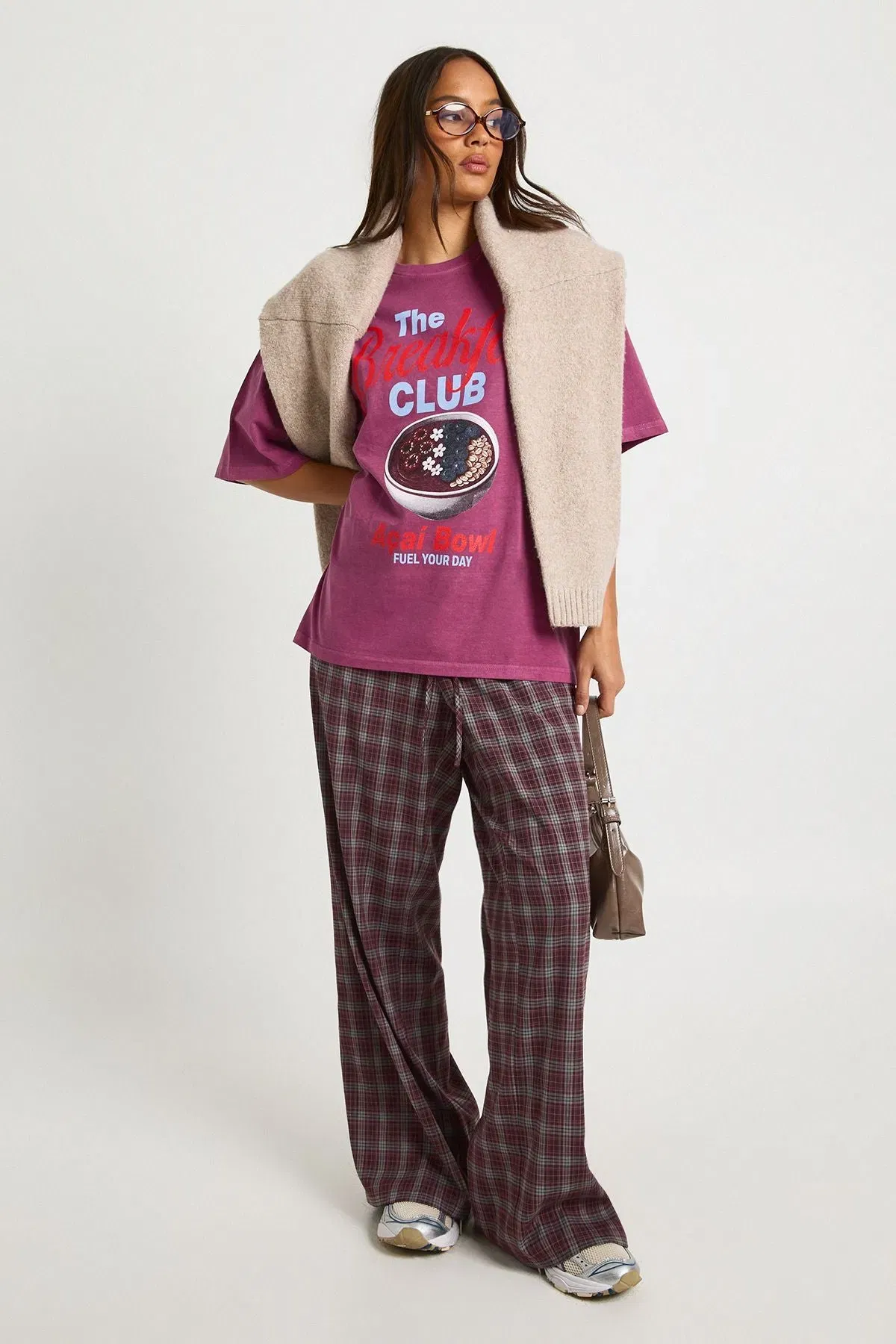 Acai Bowl Printed Front and Back T-Shirt