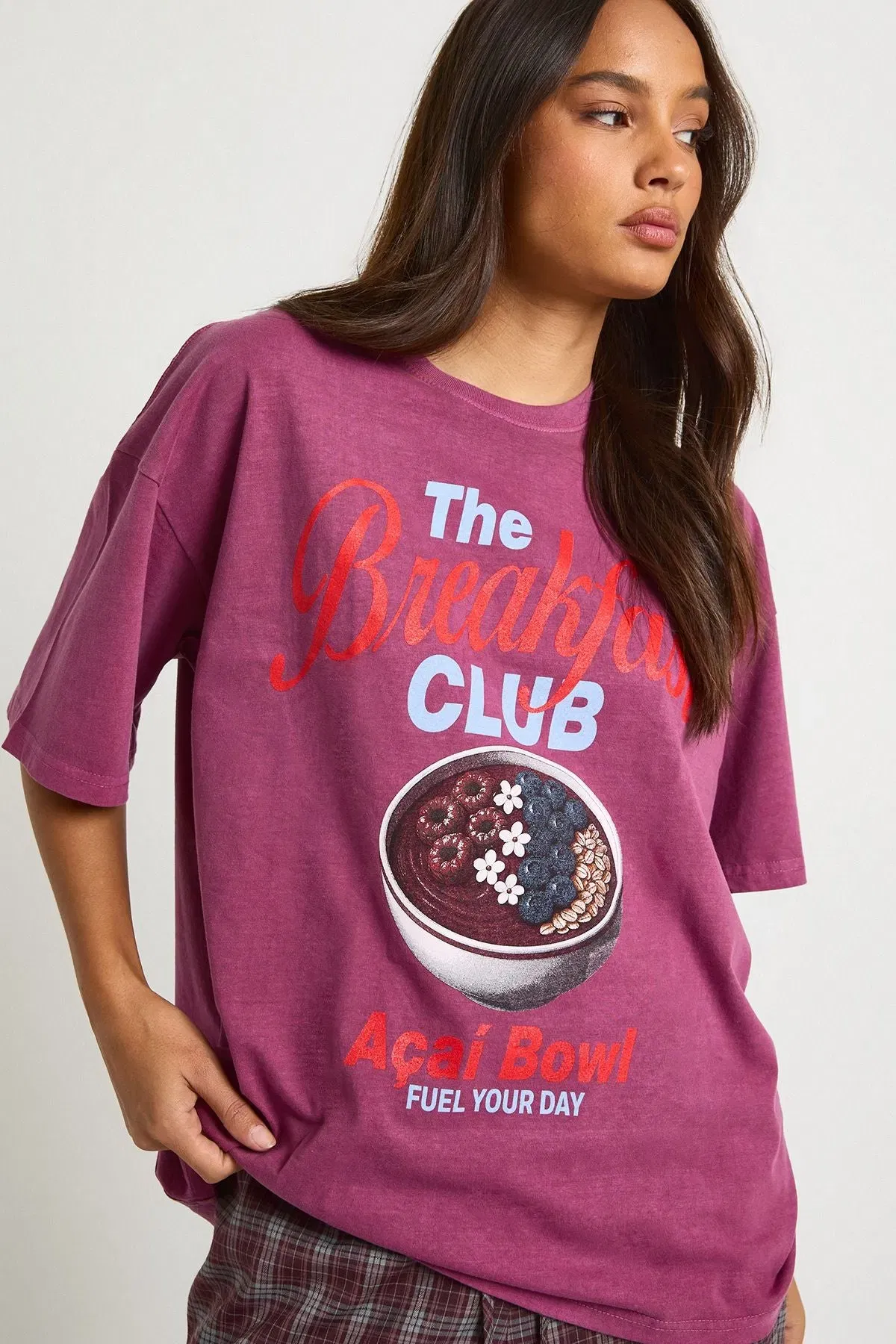 Acai Bowl Printed Front and Back T-Shirt