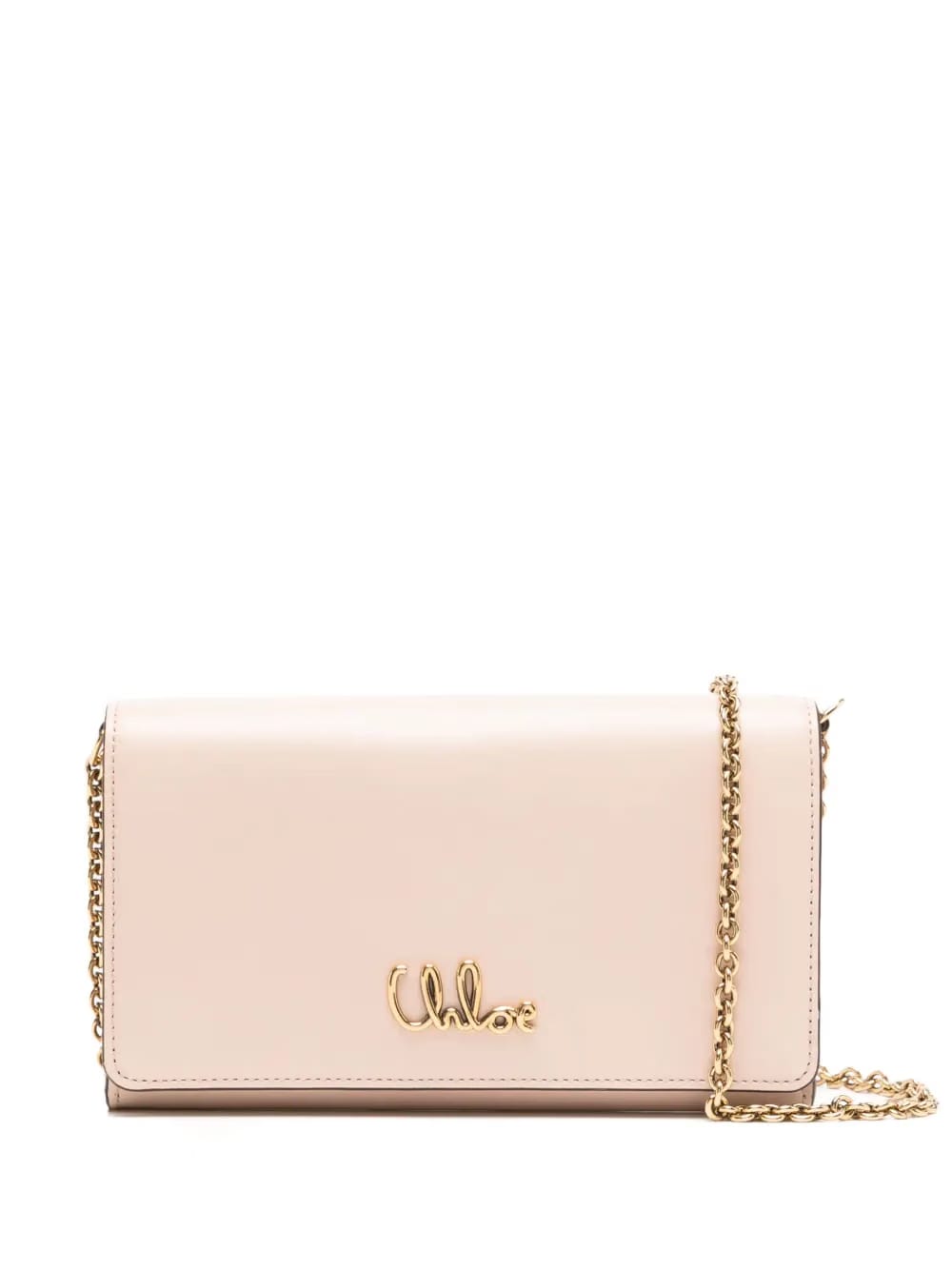Ironic flap chain crossbody bag