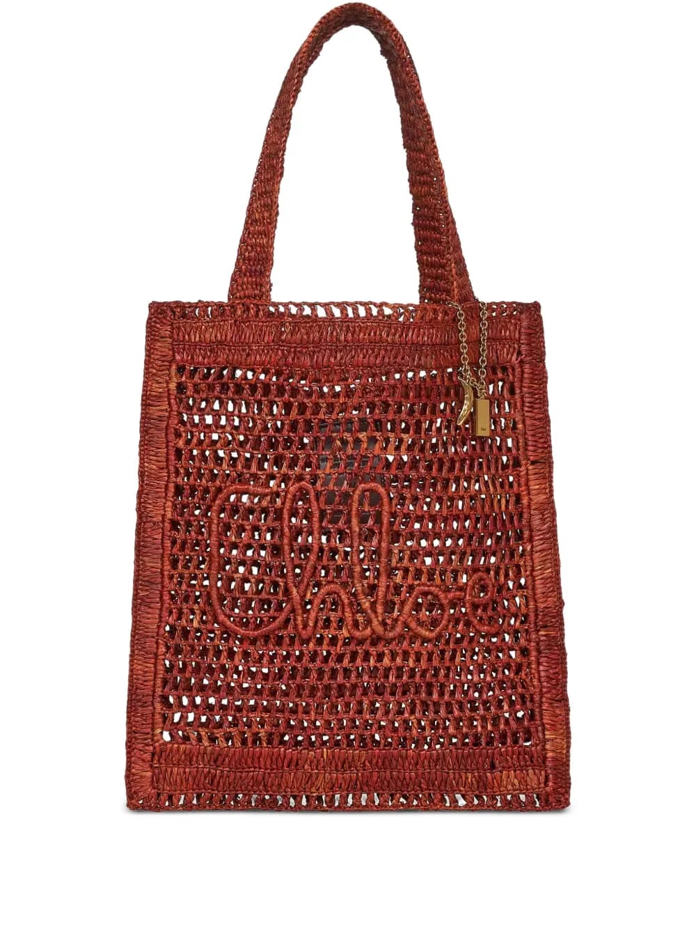 Summer Banana raffia tote bag