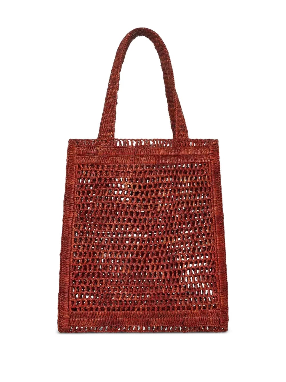 Summer Banana raffia tote bag