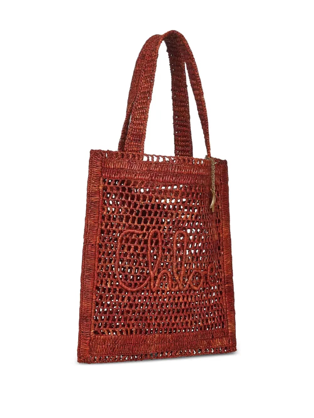 Summer Banana raffia tote bag