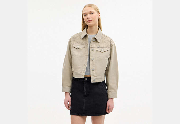 Garment Dyed Denim Jacket