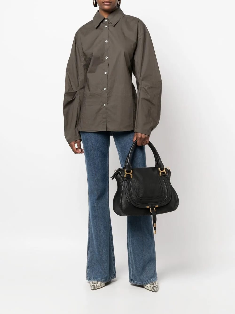 Marcie leather tote-bag