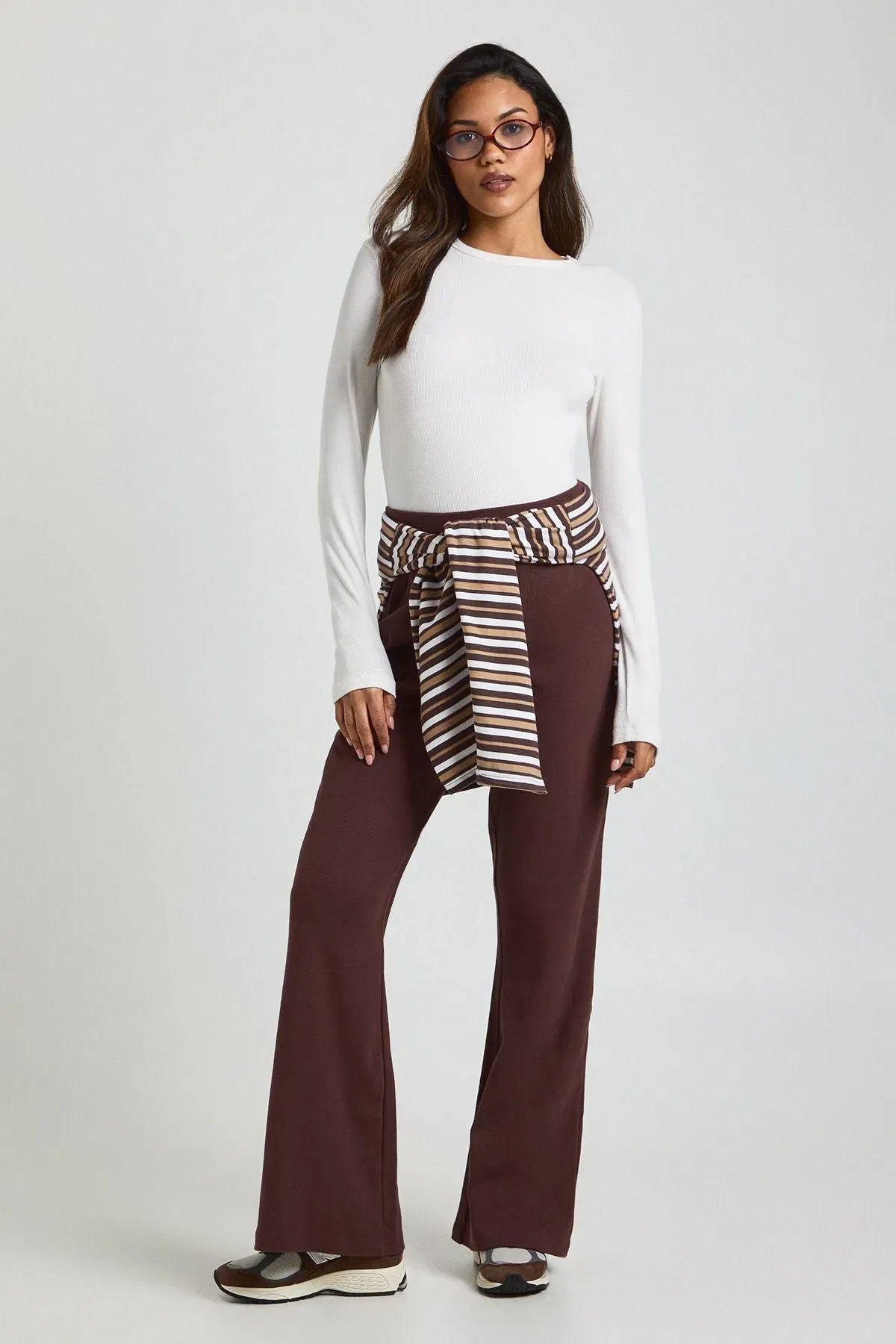 Maternity Rib Flared Legging