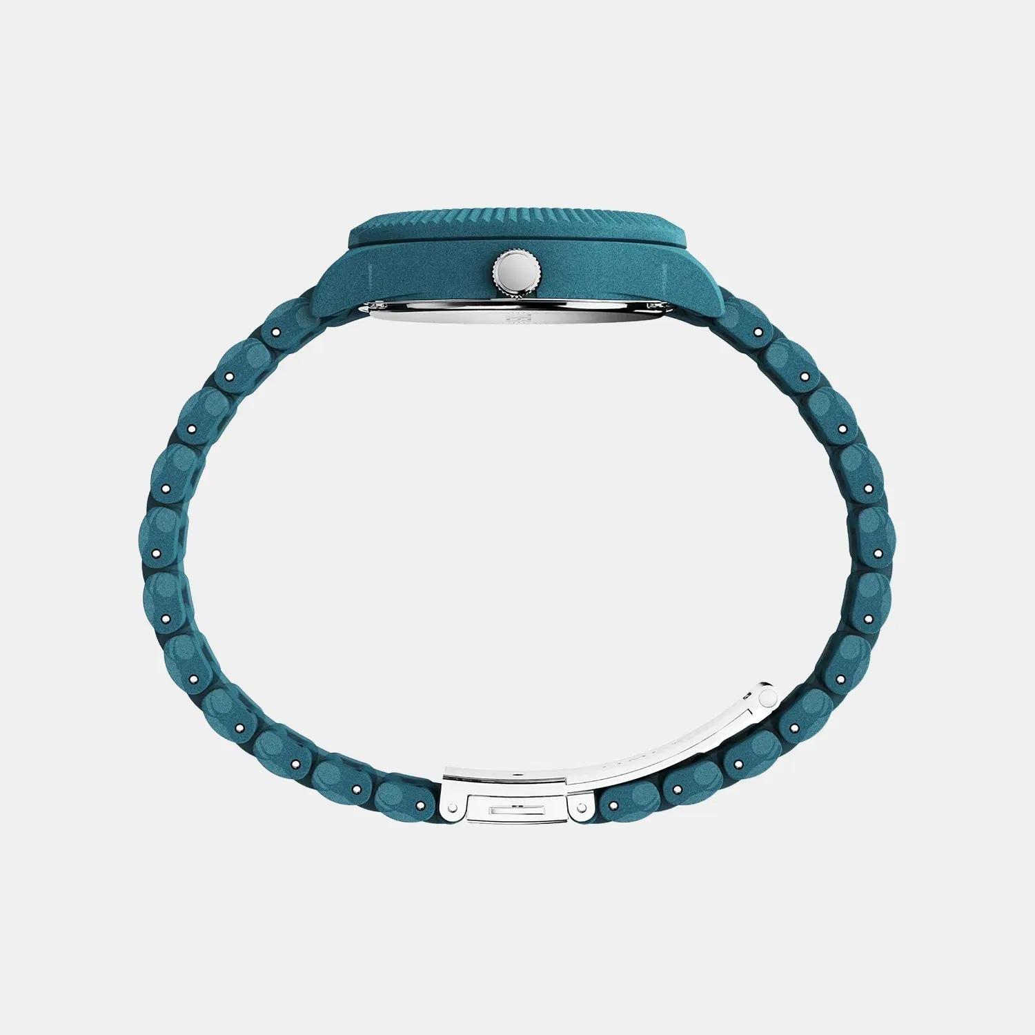 Timex Women Quartz Blue Dial Analog Plastic Watch Tw2W56400X6