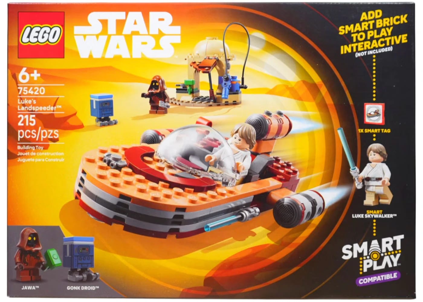Lego Star Wars Smart Play: Lukes Landspeeder Set 75420