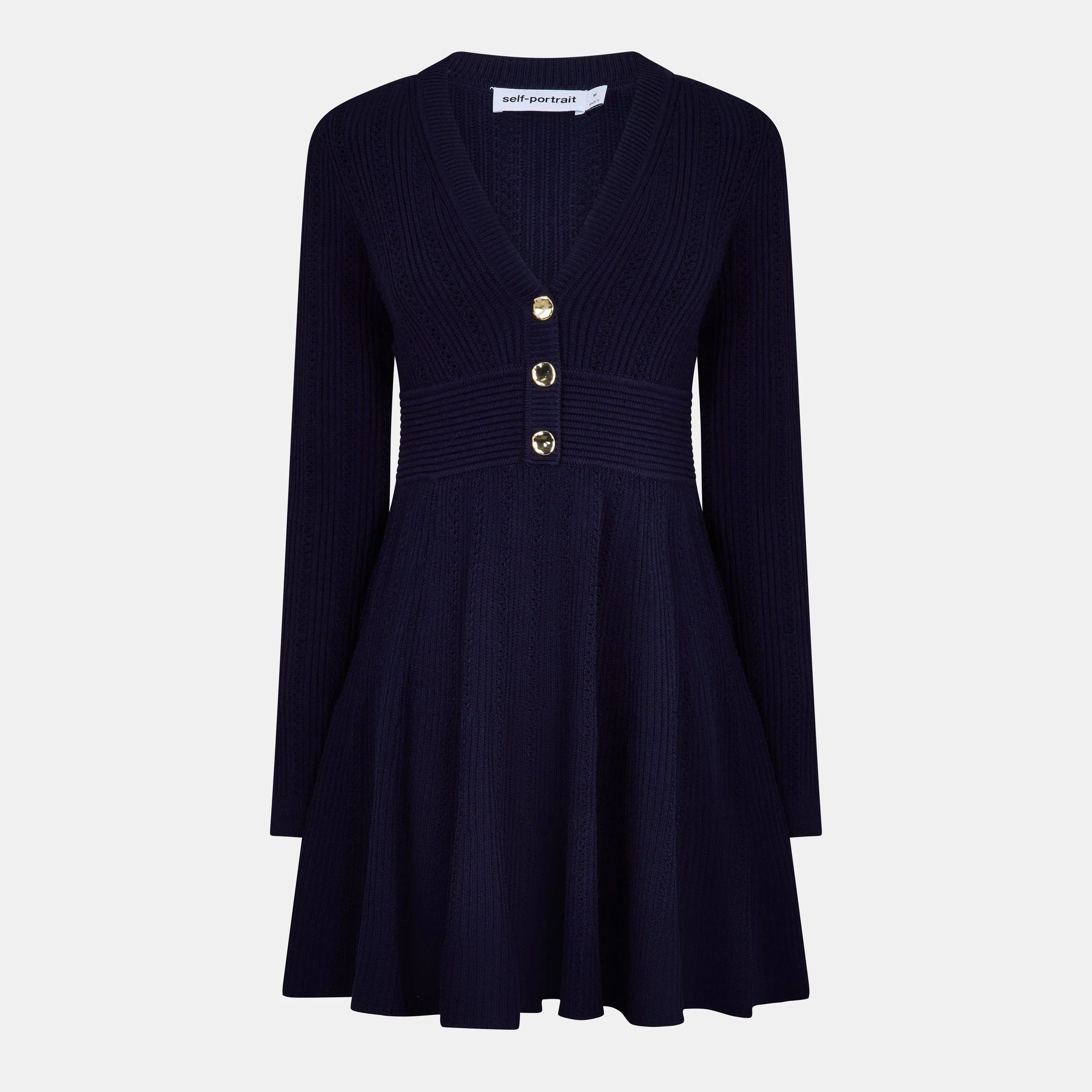 Pointelle Mini Dress