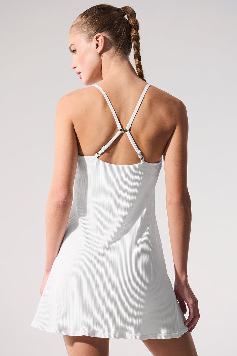 Micro Plisse Game On Tennis Dress