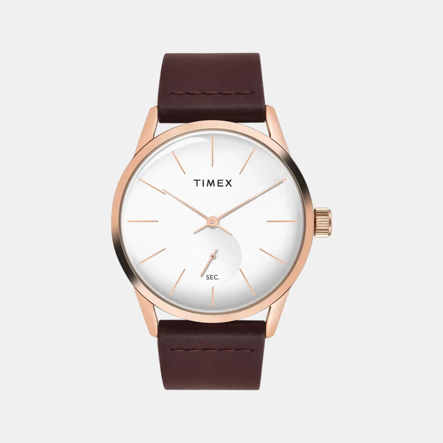 Timex Trendline Men Quartz Dial Analog Leather Watch Tweg25505