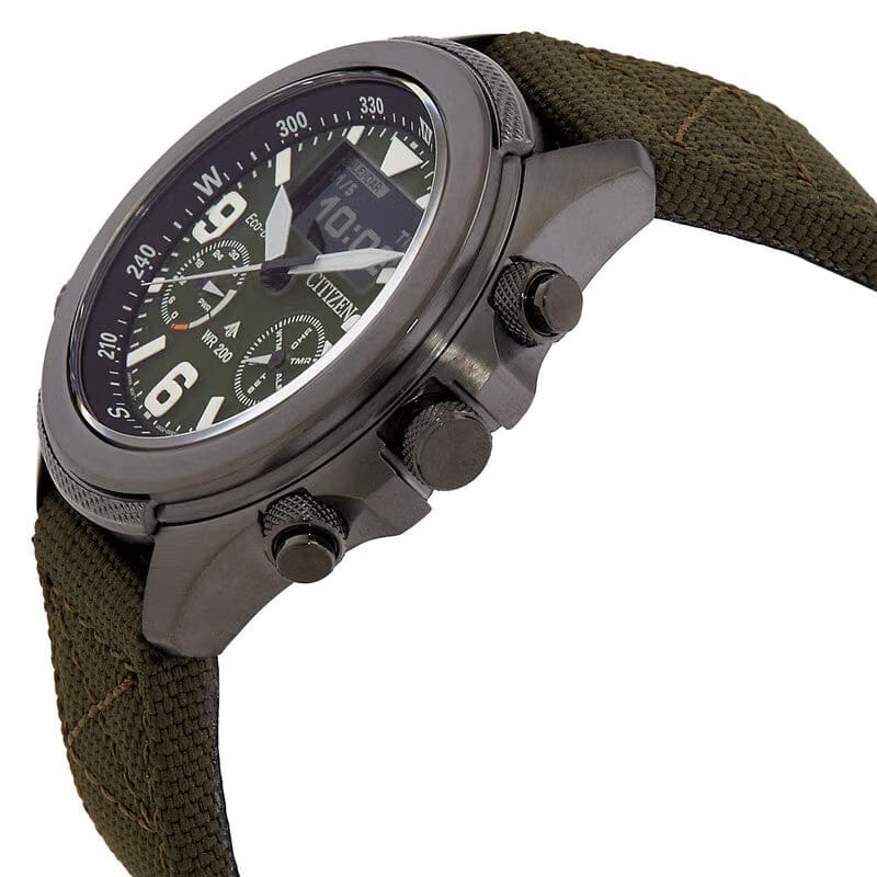 Citizen Promaster Land Analog-Digital Green Dial Mens Watch
