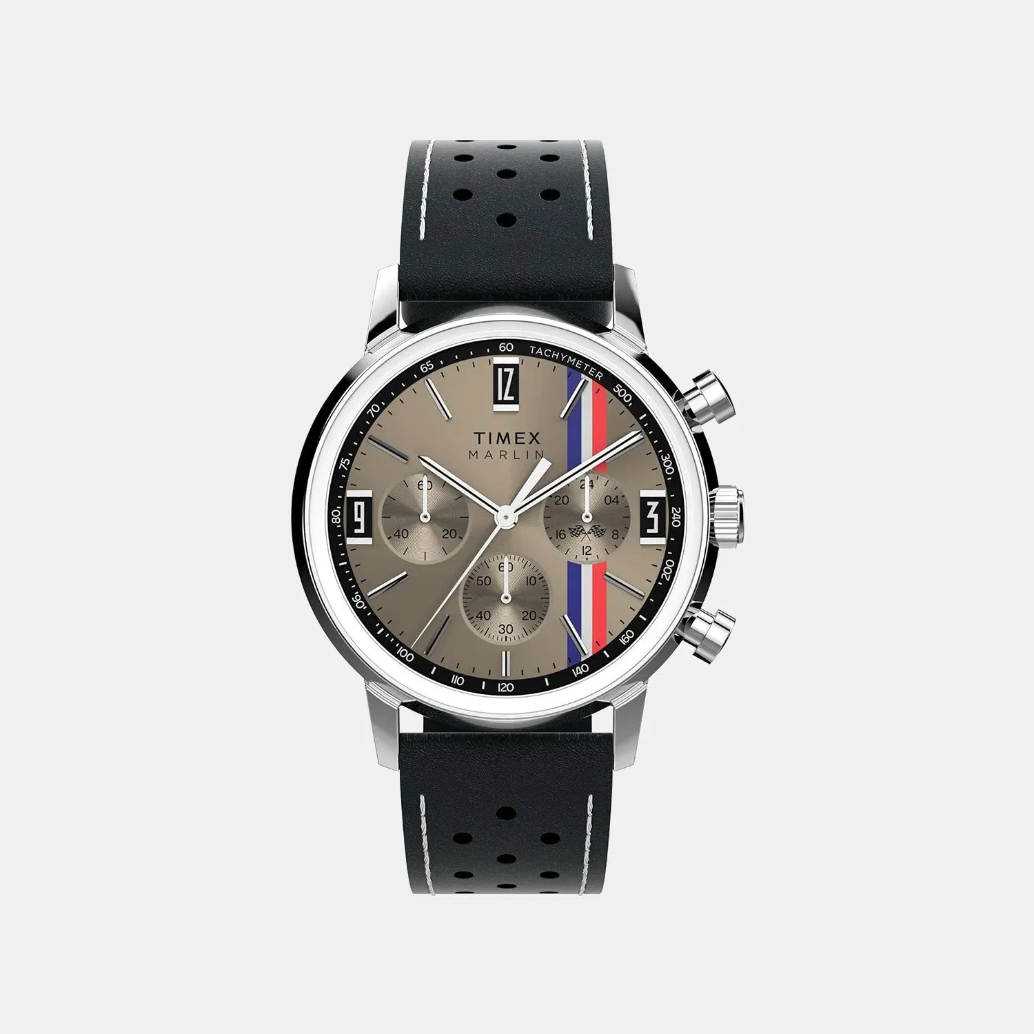 Timex Marlin Men Quartz Tan Dial Analog Leather Watch Tw2W98900Uj