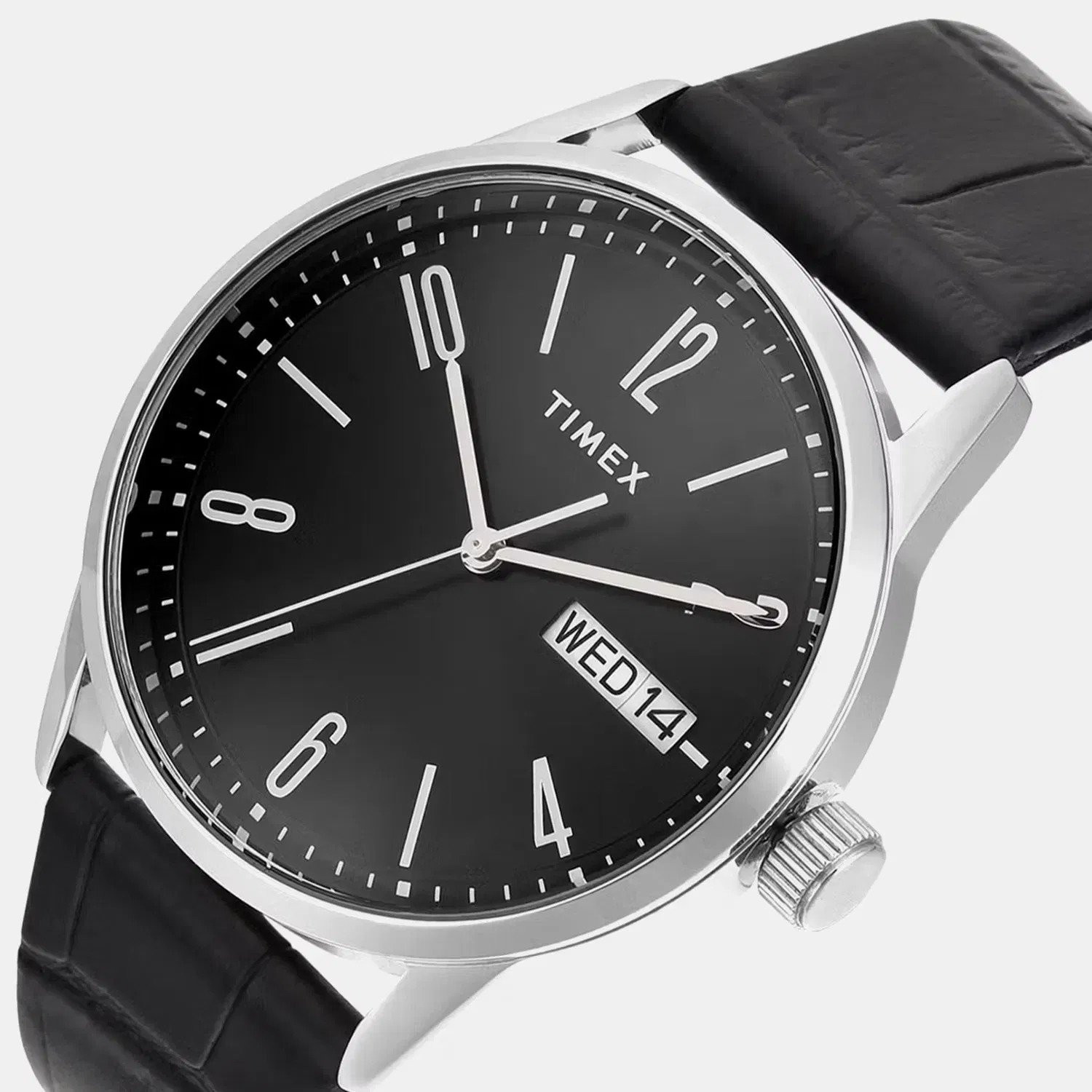 Timex Trendline Men Quartz Dial Analog Leather Watch Tweg25507