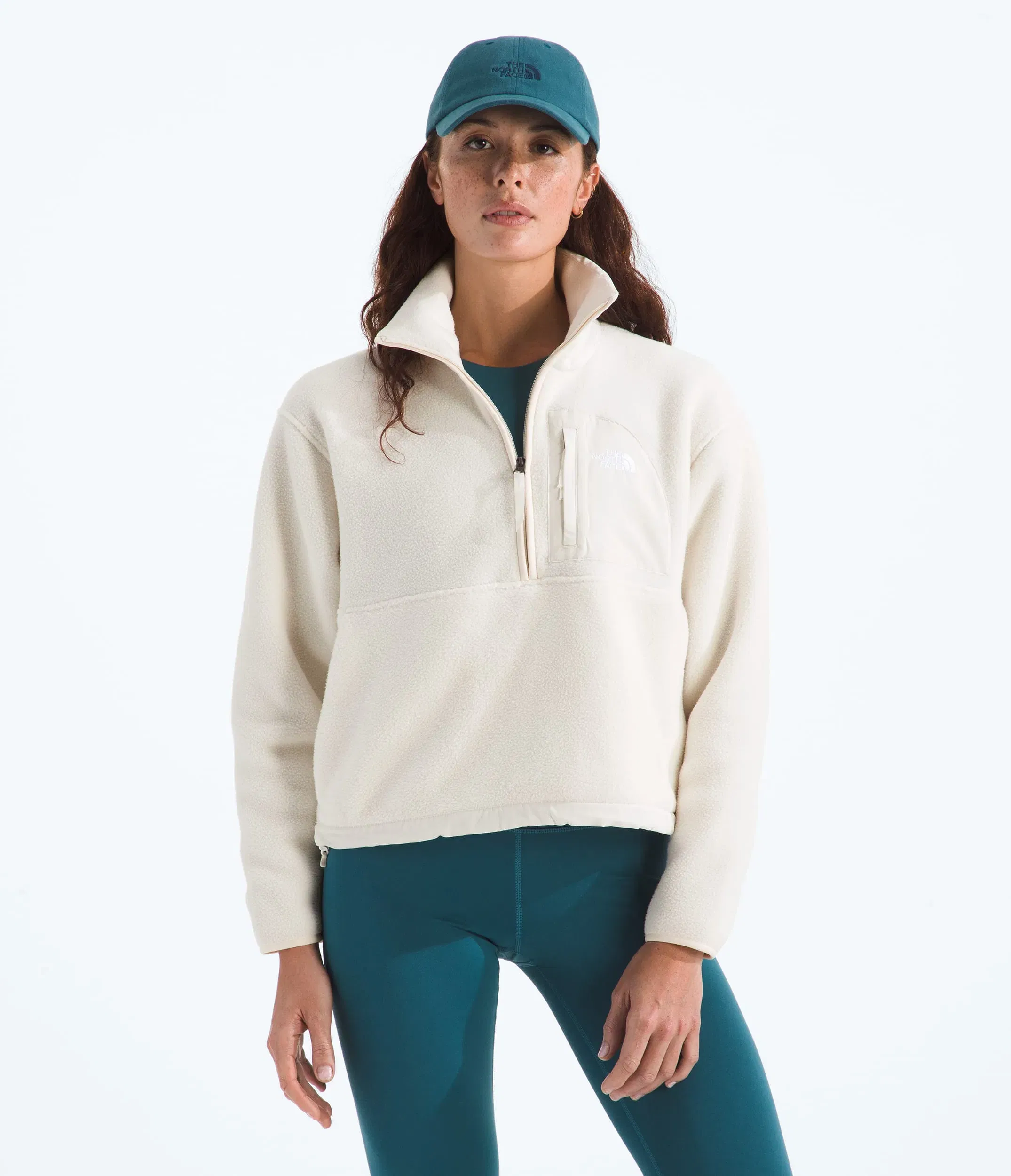 The North Face Women’s Yumiori Off Peak ½-Zip Jacket White Dune