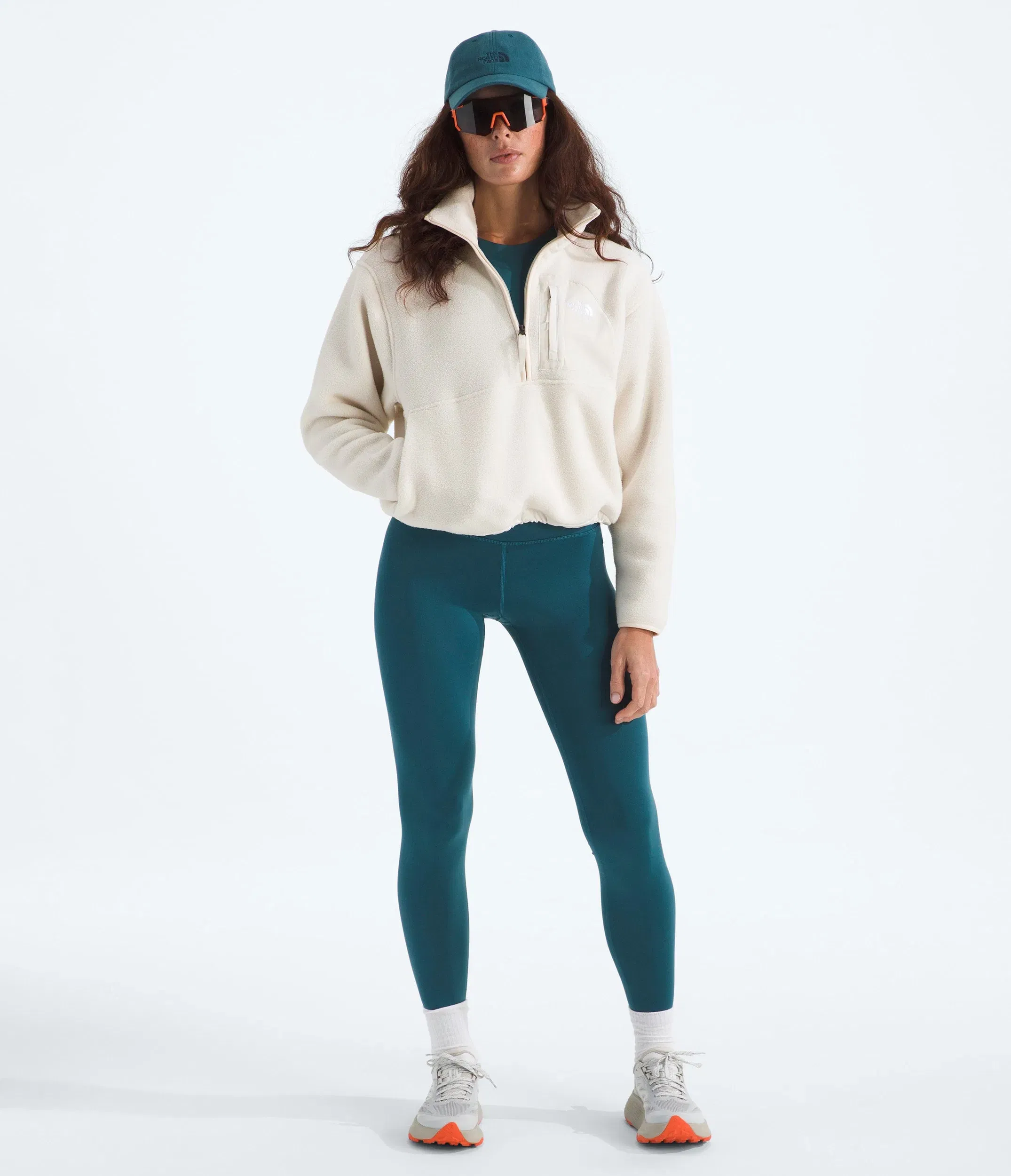 The North Face Women’s Yumiori Off Peak ½-Zip Jacket White Dune