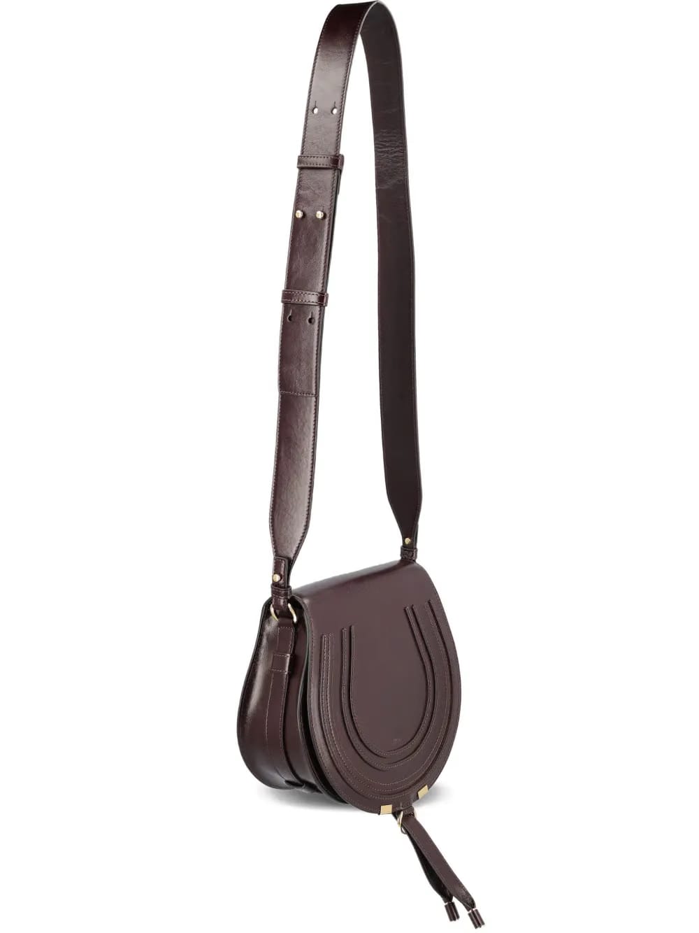 small Marcie saddle leather cross-body bag