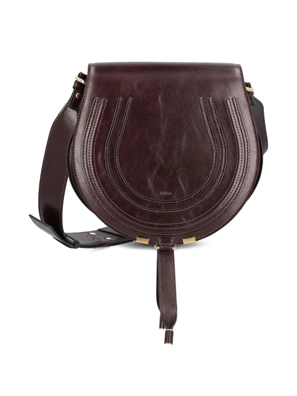 small Marcie saddle leather cross-body bag